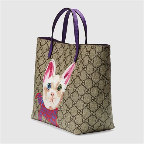 gucci bag with cat|gucci tote with cat.